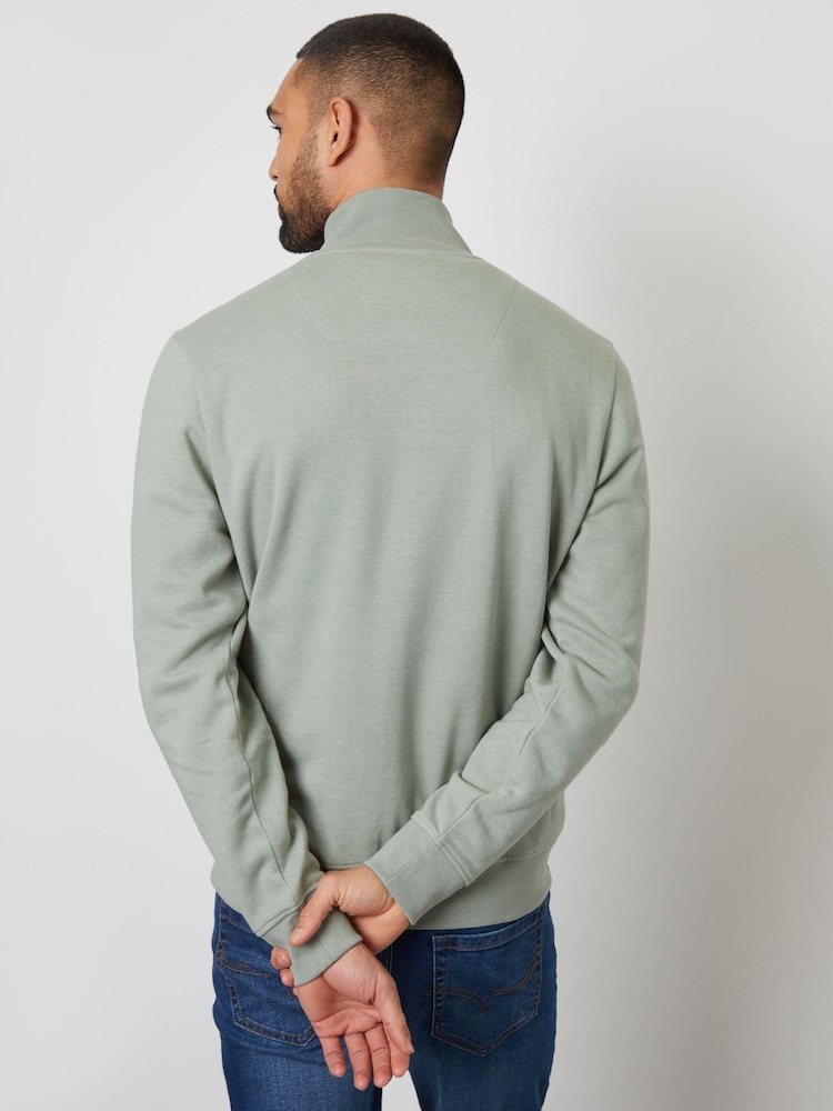 سويت شيرت بربع سحاب عند الرقبة من Threadbare - صورة 2 من 4 سويت شيرت بربع سحاب عند الرقبة من Threadbare - صورة 2 من 4