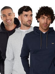 Threadbare BK/GM/NY Pullover Hoodies 3 Pack - Image 1 of 5