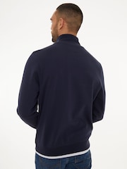 Синій - Threadbare Mock футболки Quarter Zip світшот - Image 2 of 4