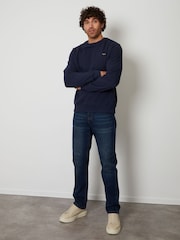 Threadbare Blue/Grey/Black Crew Neck Sweatshirts 3 Pack - Image 3 of 8