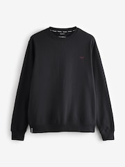Threadbare Blue/Grey/Black Crew Neck Sweatshirts 3 Pack - Image 6 of 8