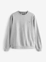 Threadbare Blue/Grey/Black Crew Neck Sweatshirts 3 Pack - Image 7 of 8