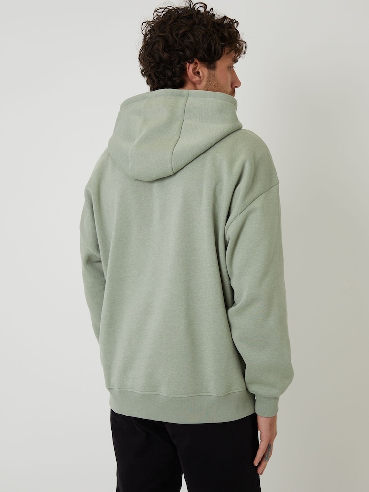 أخضر فاتح - Threadbare Oversized Fit Hoodie - صورة 2 من 4 أخضر فاتح - Threadbare Oversized Fit Hoodie - صورة 2 من 4