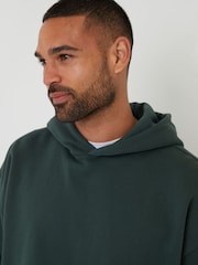 Threadbare Green Oversized Fit Hoodie - Image 4 of 4