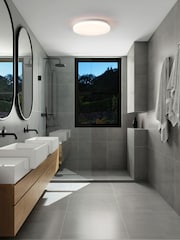 Eglo White Frania-S Plastic Ceiling Light - Image 1 of 5