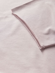 The Set Taupe/Cream 2 Pack Short Sleeved Loopback Short Sleeved Sweat Top - Image 13 of 14