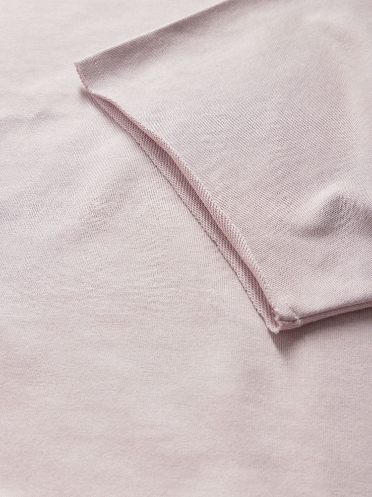 The Set Taupe/Cream 2 Pack Short Sleeve Loopback Sweat Top - Image 13 of 14