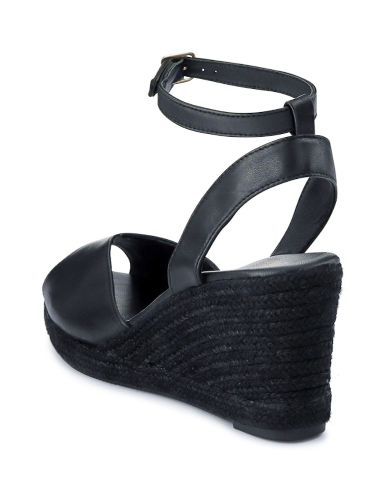 Jones Bootmaker Leather Wedge Heeled Sandals - Image 5 of 7