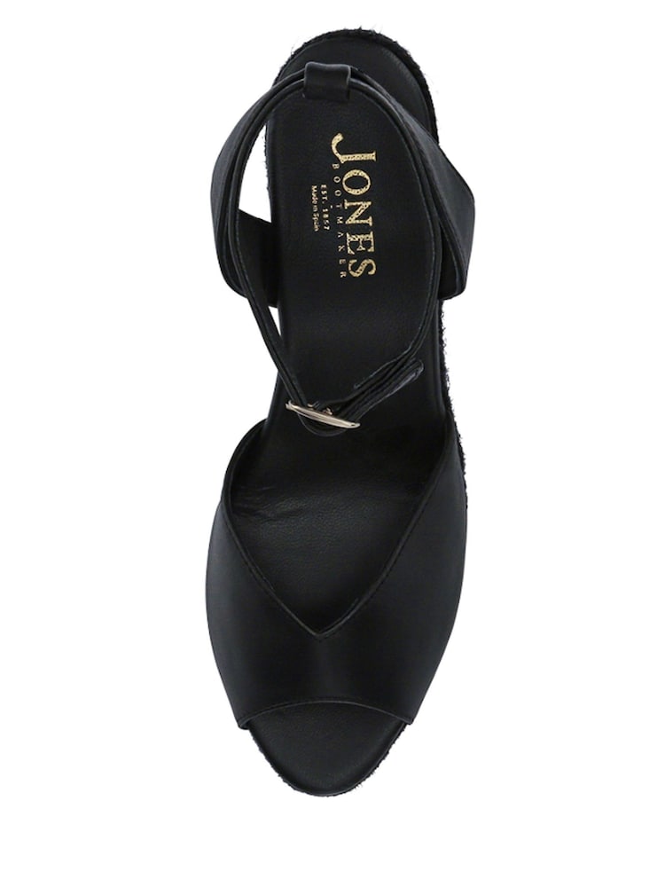 Jones Bootmaker Leather Wedge Heeled Sandals - Image 6 of 7