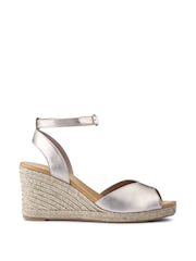 Jones Bootmaker Leather Wedge Heeled Sandals - Image 3 of 7