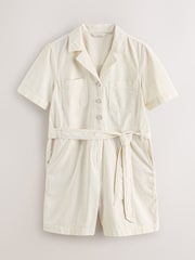 French Connection Dana Denim 100% Cotton Playsuit - صورة 5 من 5