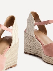 Linzi Pink Present Closed-Toe Wedge Sandals - Image 5 of 5
