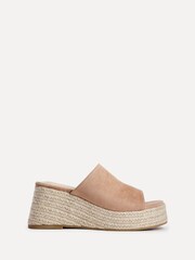 Linzi Brown Espresso Espadrille Mule Sandals - Image 3 of 6