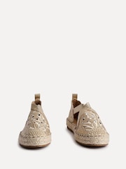 Linzi Jillian Embroided Crossover Front Strap Low Wedges - Slika 3 iz 5