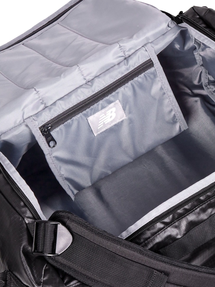 New Balance Black Pro Players Medium Duffel Backpack - Image 6 of 6