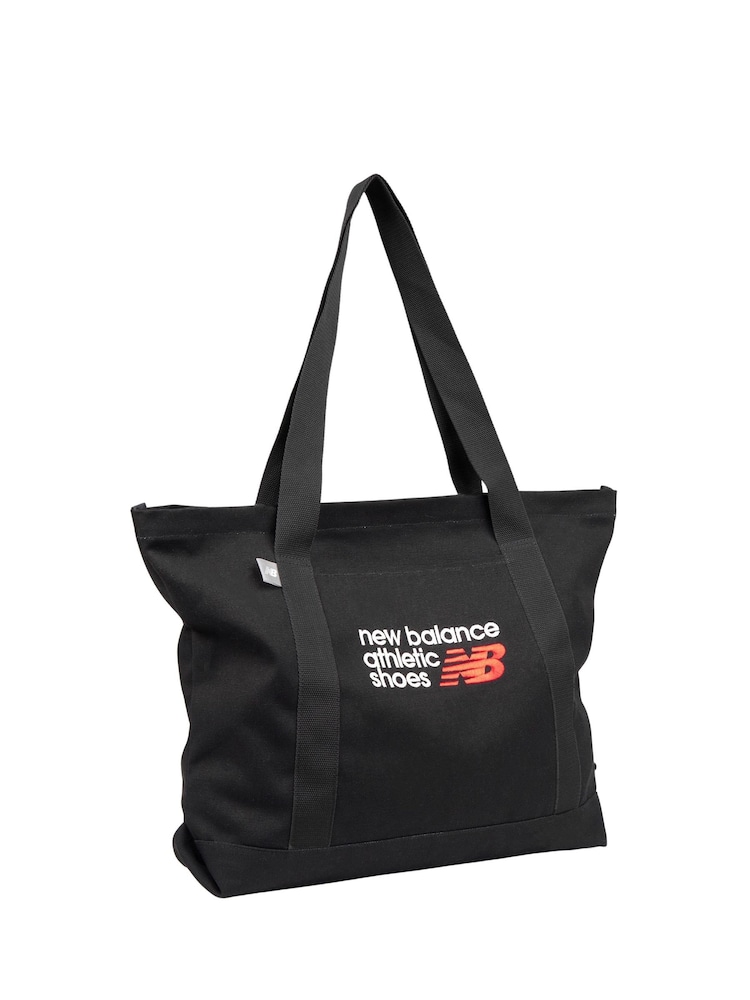 New Balance Black Classic Canvas 100% Cotton Tote - Image 1 of 5