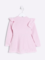 River Island Pink Girls Rose Flippy Dress - Image 2 of 4