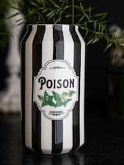 Rockett St George Black/White Poison Can Object Ornament - Image 2 of 4