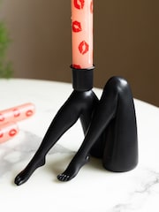 Rockett St George Black Leg Taper Candle Holder - Image 2 of 4