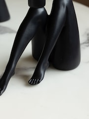 Rockett St George Black Leg Taper Candle Holder - Image 3 of 4