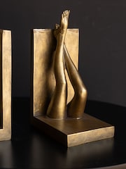 Rockett St George Set of 2 Gold Legs Bookends - Image 3 of 4