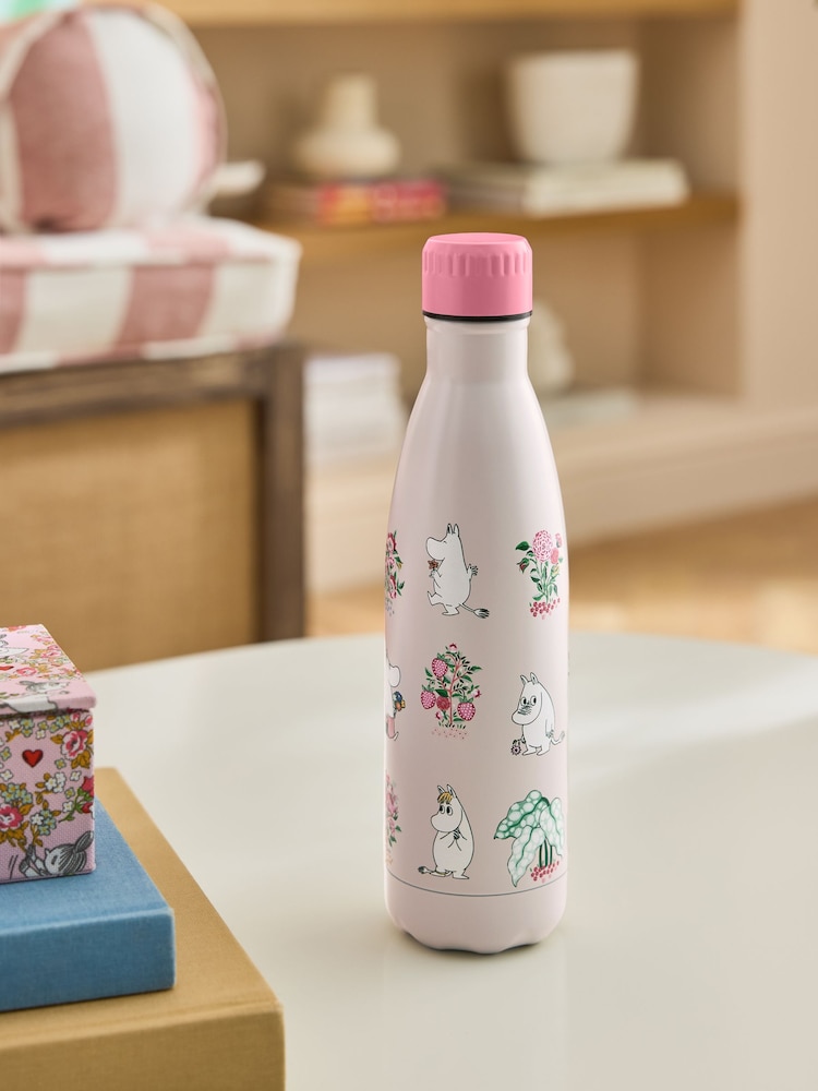 Cath Kidston Cream Moomin Stainless Steel Water Bottle - Image 2 of 7