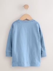 Green Farm Scene Long Sleeve Appliqué T-Shirt (3mths-7yrs) - Image 2 of 6