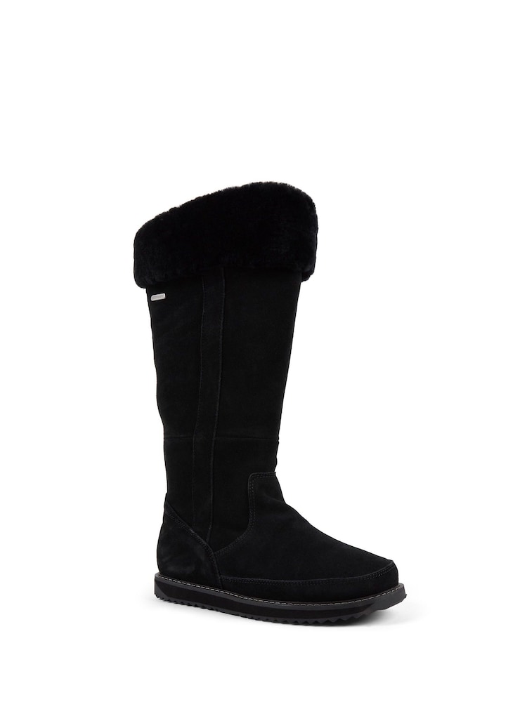 EMU Australia Black Georgi Lined Snow Boots - Image 2 of 6 EMU Australia Black Georgi Lined Snow Boots - Image 2 of 6