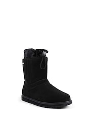 EMU Australia Black Delta Lined Snow Boots - Image 4 of 7