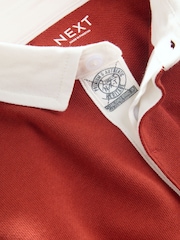 Colourblock in Braun - Langärmeliges Rugby-Poloshirt (3 Monate bis 7 Jahre) - Bild 8 von 9