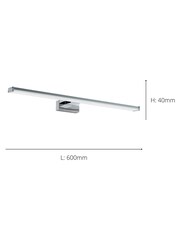 Eglo Chrome Pandella 1 LED 600 Bathroom Light - Image 4 of 5