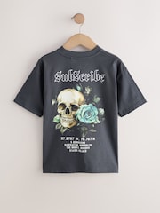 Navy/Blue/Camo Relaxed Fit Graphic Print Short Sleeve T-Shirts 3 Pack (3-16yrs) - Image 3 of 7