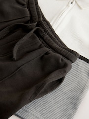 Grey/White Zip Long Sleeve Polo Shirt And Joggers Set (3mths-7yrs) - Image 7 of 7
