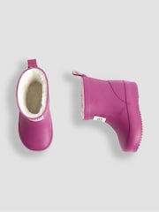 JoJo Maman Bébé Berry Short Unicorn Wellie Boot - Image 5 of 6