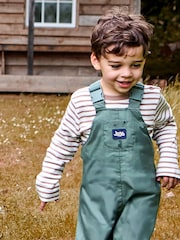 Grün - JoJo Maman Bébé Pack-Away Waterproof Dungaree - Bild 2 von 5
