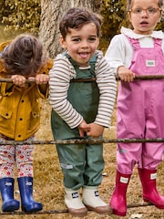 Grün - JoJo Maman Bébé Pack-Away Waterproof Dungaree - Bild 4 von 5