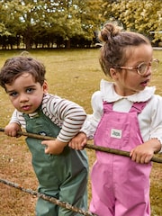 Grün - JoJo Maman Bébé Pack-Away Waterproof Dungaree - Bild 5 von 5