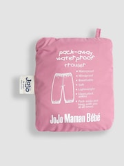 JoJo Maman Bébé Pink Pack-Away Waterproof Trousers - Image 3 of 4