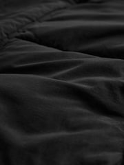 The Set Black Mid Length Padded Coat - Image 7 of 9