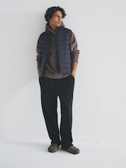 The Set Black 2 Pack Light Weight Gilet & Short Padded Coat - Image 4 of 12