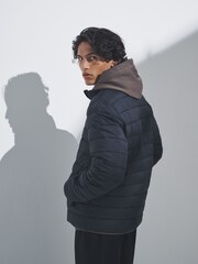 The Set Black 2 Pack Light Weight Gilet & Short Padded Coat - Image 7 of 12