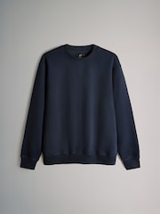 The Set Black/Burgundy 4 Pack Crew Neck Relaxed Fit Sweat Top - Image 4 of 7