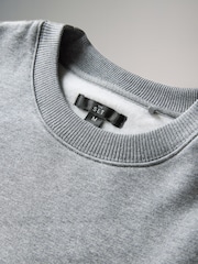 The Set Black/Burgundy 4 Pack Crew Neck Relaxed Fit Sweat Top - Image 6 of 7