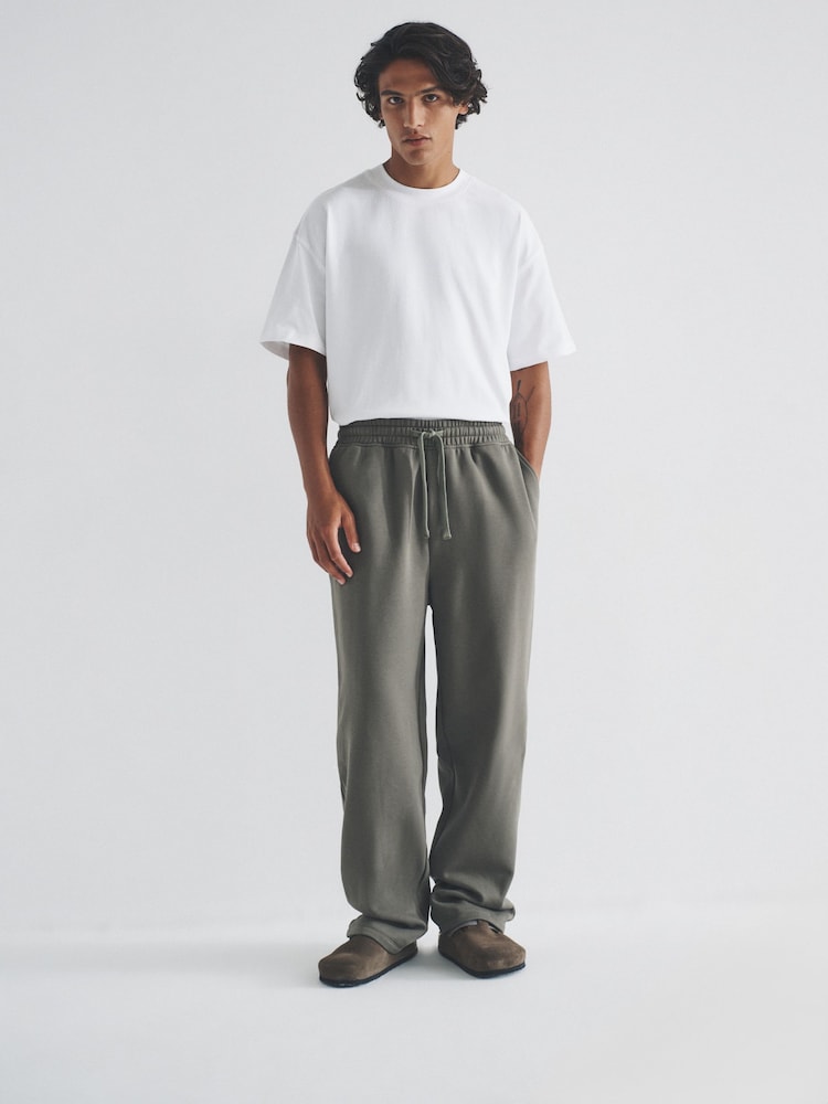 The Set Black/Green 4 Pack Wide Leg Jogger - Image 1 of 13 The Set Black/Green 4 Pack Wide Leg Jogger - Image 1 of 13