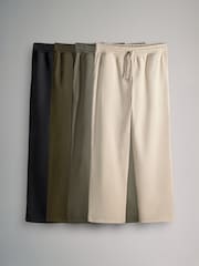 The Set Black/Green 4 Pack Wide Leg Jogger - Image 2 of 13