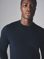 The Set Multi 3 Pack Long Sleeve Knitted Crew Jumpers - Image 1 of 12