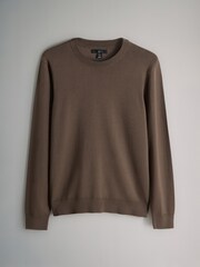 The Set Multi 3 Pack Long Sleeve Knitted Crew Jumpers - Image 10 of 12