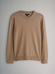 The Set Multi 3 Pack Long Sleeve Knitted Crew Jumpers - Image 9 of 12