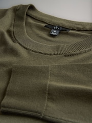 The Set Multi 4 Pack Long Sleeve Knitted Crew Jumpers - Image 12 of 12