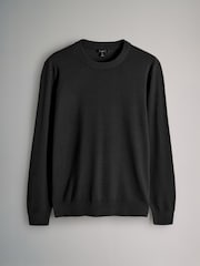 The Set Multi 4 Pack Long Sleeve Knitted Crew Jumpers - Image 7 of 12